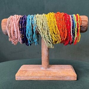 Colorful Beaded Bracelets Bulk Set